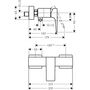 Смеситель для душа Hansgrohe Metropol, ВМ, 32560140