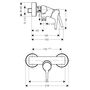 Смеситель для душа Hansgrohe Talis S, 72601000