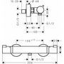 Термостат для душа Hansgrohe Ecostat Comfort, 13116990