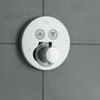 Термостат для душа Hansgrohe ShowerSelect, 2 потребителя, черный, 15743670