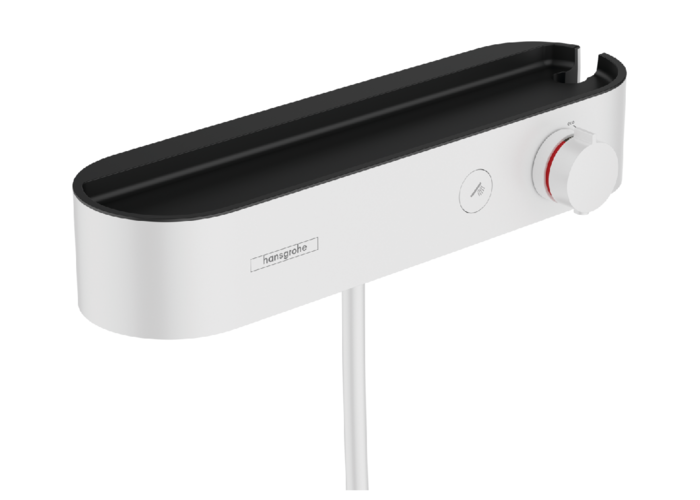 Термостат для ванны Hansgrohe ShowerTablet Select 400, матовый белый, 24360700