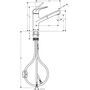 Кухонный смеситель Hansgrohe Focus M42-150, 1jet, 71814000