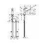 Кухонный смеситель Hansgrohe Focus M42-150, с изливом, sBox, 71829800