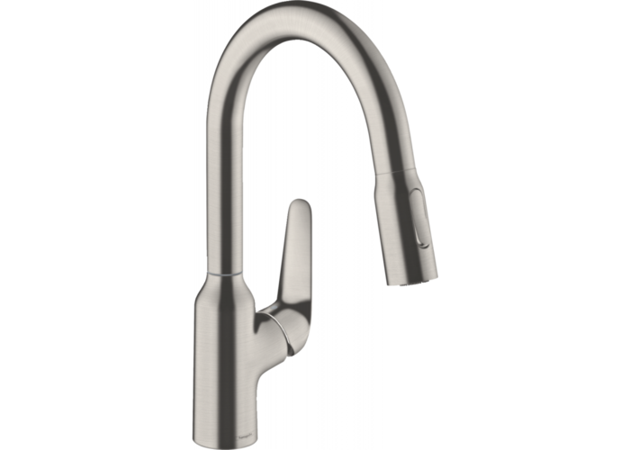 Кухонный смеситель Hansgrohe Focus M42-180, с душем, 2jet, 71801800