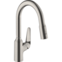 Кухонный смеситель Hansgrohe Focus M42-180, с душем, 2jet, 71801800