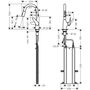 Кухонный смеситель Hansgrohe Focus M42-180, с душем, sBox, 71821000