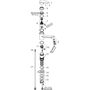 Кухонный смеситель Hansgrohe Focus M42 100, Eco, CoolStart, 71866000