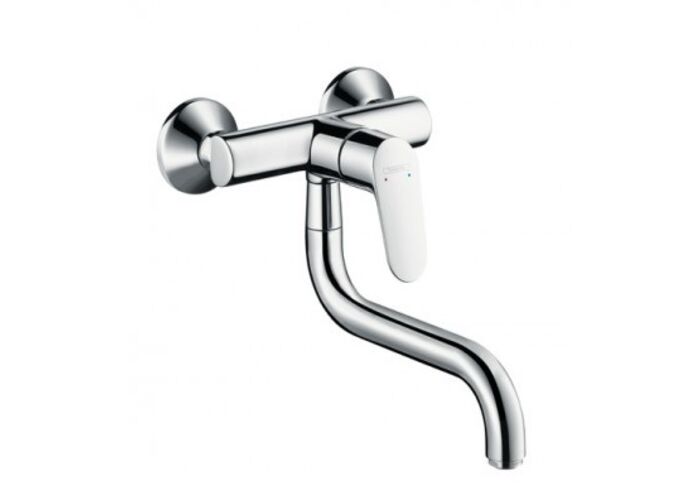 Кухонный смеситель Hansgrohe Focus, однорычажный, настенный, 31825000
