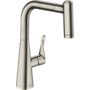 Кухонный смеситель Hansgrohe Metris 220, с вытяжным душем, 14834800