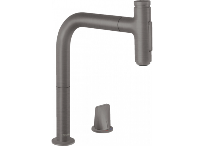 Кухонный смеситель Hansgrohe Metris Select M71-200, с душем, sBox, 73818340