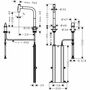 Кухонный смеситель Hansgrohe Metris Select M71-200, с душем, sBox, 73818800