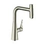 Кухонный смеситель Hansgrohe Metris Select M71-240, с душем, sBox, 73817800