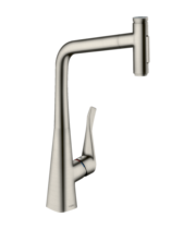 Кухонный смеситель Hansgrohe Metris Select M71-320, с душем, sBox, 73816800