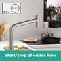 Кухонный смеситель Hansgrohe Metris Select M71-320, с душем, sBox, 73816800