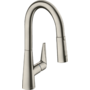 Кухонный смеситель Hansgrohe Talis S 160, с вытяжным душем, 72815800
