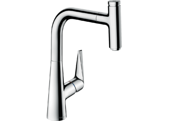 Кухонный смеситель Hansgrohe Talis Select S 220, с вытяжным изливом, 72822000