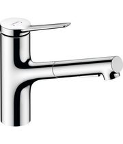 Кухонный смеситель Hansgrohe Zesis M33 150, CoolStart, EcoSmart, хром, 74810000