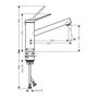 Кухонный смеситель Hansgrohe Zesis M33 150, Eco, хром, 74811000