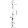 Кухонный смеситель Hansgrohe Zesis M33 150, нержавеющая сталь, 74802800