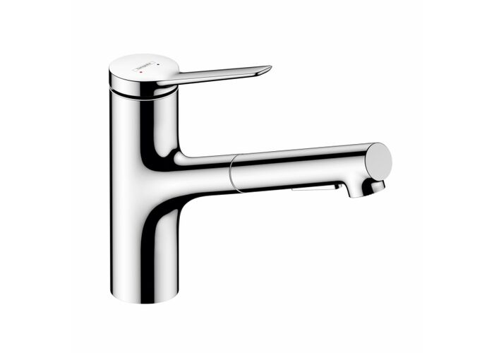 Кухонный смеситель Hansgrohe Zesis M33, 150 с вытяжным душем, хром, 74800000