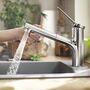 Кухонный смеситель Hansgrohe Zesis M33, 150 с вытяжным душем, хром, 74800000