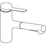 Кухонный смеситель Hansgrohe Zesis M33, 150 с вытяжным душем, sBox lite, хром, 74803000