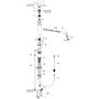 Кухонный смеситель Hansgrohe Zesis M33, 150 с вытяжным душем, sBox lite, хром, 74803000