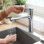 Кухонный смеситель Hansgrohe Zesis M33, 150 с вытяжным душем, sBox lite, хром, 74803000