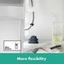 Кухонный смеситель Hansgrohe Zesis M33, 150 с вытяжным душем, sBox lite, нержавеющая сталь, 74803800
