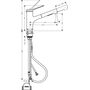 Кухонный смеситель Hansgrohe Zesis M33, 150 с вытяжным душем, sBox lite, нержавеющая сталь, 74803800