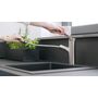 Кухонный смеситель Hansgrohe Zesis M33, 150 с вытяжным душем, sBox lite, нержавеющая сталь, 74803800