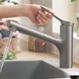 Кухонный смеситель Hansgrohe Zesis M33, 150 с вытяжным душем, sBox lite, нержавеющая сталь, 74803800