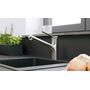 Кухонный смеситель Hansgrohe Zesis M33, 150 с вытяжным душем, sBox lite, нержавеющая сталь, 74803800