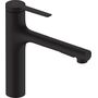 Кухонный смеситель Hansgrohe Zesis M33, 160 с вытяжным душем, черный матовый, 74801670