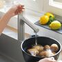Кухонный смеситель Hansgrohe Zesis M33, 160 с вытяжным душем, нержавеющая сталь, 74801800