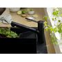 Кухонный смеситель Hansgrohe Zesis M33, 160 с вытяжным душем, sBox lite, черный матовый, 74804670
