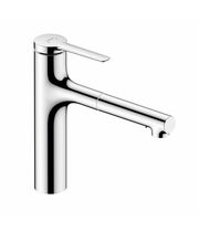 Кухонный смеситель Hansgrohe Zesis M33, 160 с вытяжным душем, sBox lite, хром, 74804000