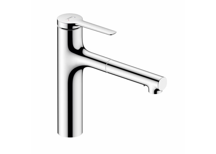 Кухонный смеситель Hansgrohe Zesis M33, 160 с вытяжным душем, sBox lite, хром, 74804000