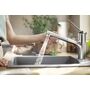 Кухонный смеситель Hansgrohe Zesis M33, 160 с вытяжным душем, sBox lite, хром, 74804000