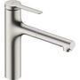 Кухонный смеситель Hansgrohe Zesis M33, 160 с вытяжным душем, sBox lite, нержавеющая сталь, 74804800