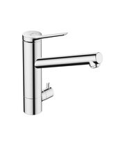 Кухонный смеситель Hansgrohe Zesis M33, 200 с запорным вентилем, CoolStart, хром, 74807000