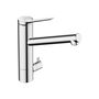 Кухонный смеситель Hansgrohe Zesis M33, 200 с запорным вентилем, CoolStart, хром, 74807000