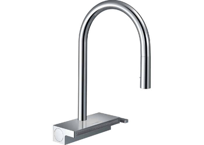 Смеситель для кухни Hansgrohe Aquno Select M81 170, с вытяжным душем, 73831000