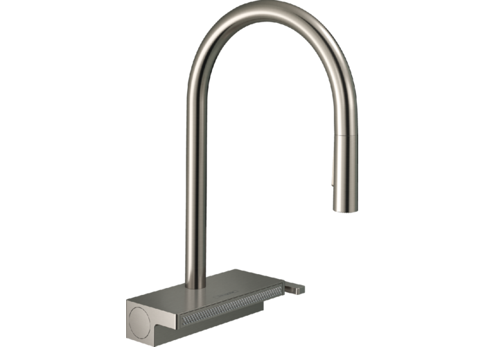 Смеситель для кухни Hansgrohe Aquno Select M81 170, с вытяжным душем, нерж, 73837800