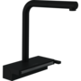Смеситель для кухни Hansgrohe Aquno Select M81 250, высокий излив, черный, 73836670