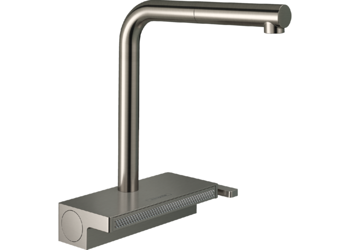 Смеситель для кухни Hansgrohe Aquno Select M81 250, высокий излив, нерж, 73836800