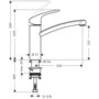 Смеситель для кухни Hansgrohe Focus M41, 31806000