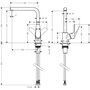 Смеситель для кухни Hansgrohe Focus M41, Eco, 31827000
