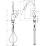 Смеситель для кухни Hansgrohe Focus M41, Eco, 31833000