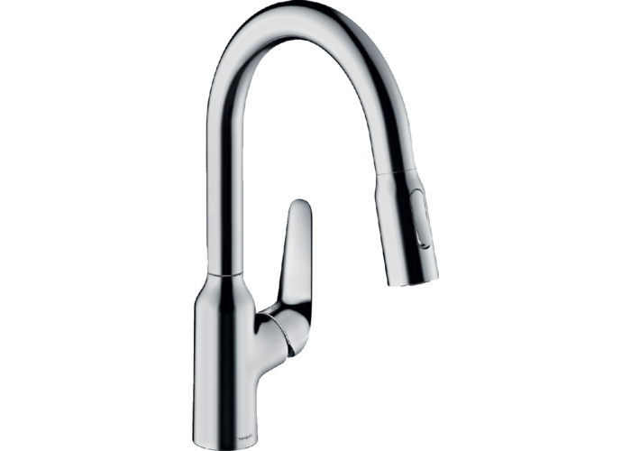Смеситель для кухни Hansgrohe Focus M42, Eco, с вытяжным душем, 71862000